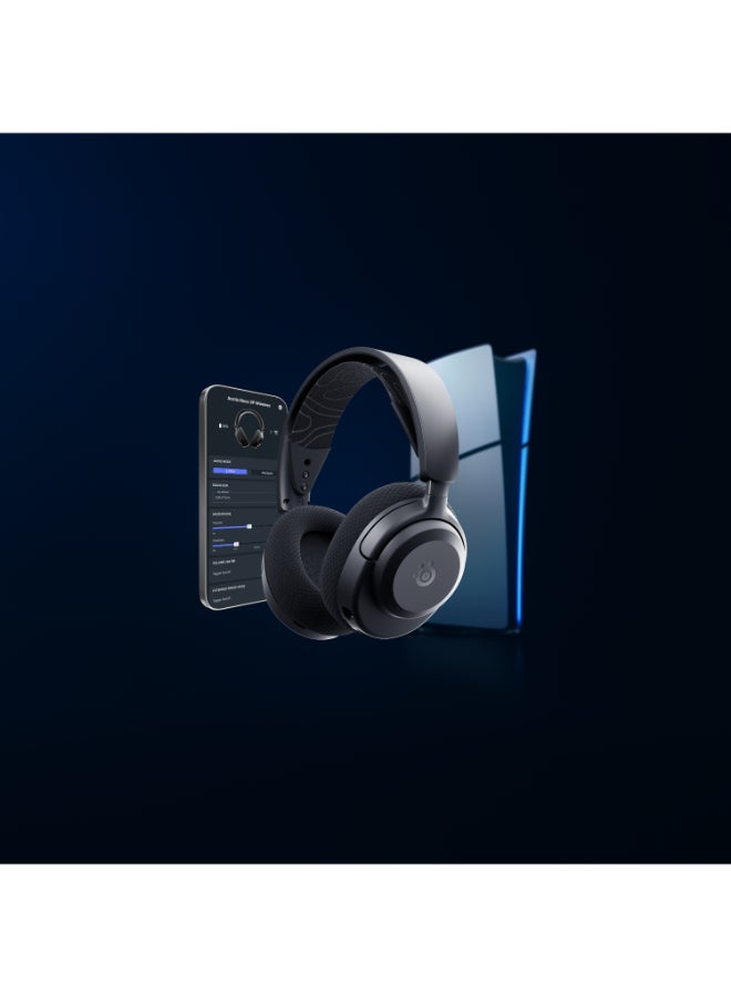 steelseries Arctis Nova 3 Wireless Multi-Platform Gaming Headset — Mobile App Control — 40 HR Battery — Neodymium Magnetic Drivers — 2.4GHz/Bluetooth — Detachable Mic — PC, PS5, PS4, Switch, Mobile- Black I 61775 - Image 4