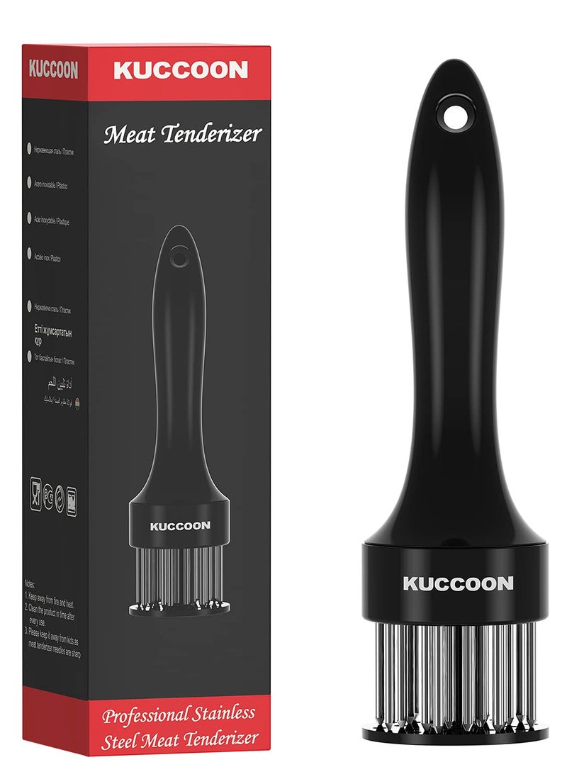KUCCOON Meat Tenderizer Tool Stainless Steel Needle Ultra Sharp 24 Blades Tenderizer Tool for Tenderizing Beef Chicken Steak Veal Pork - Image 1