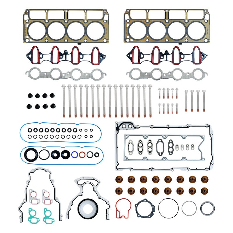 SUSUCAR Full Cylinder 53 Head Gasket Set with Bolts ES72173 Replacement for 20022011 Chevy Silverado Tahoe Suburban GMC Sierra Yukon Buick Cadillac 48 53L