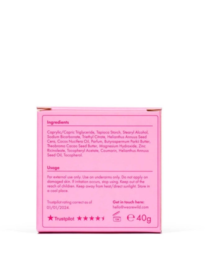 وايلد مزيل عرق طبيعي بري برائحة زهر الكرز، 40 جم - Image 2