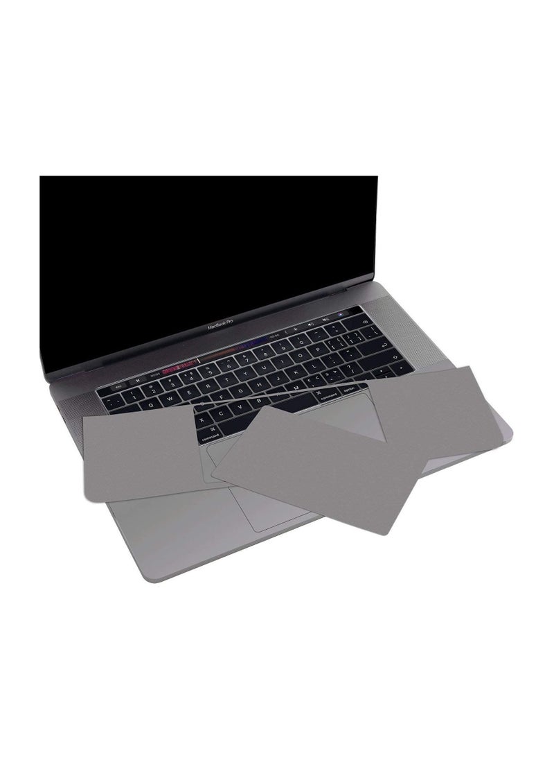 Lention - Palm Rest Cover for MacBook Pro 15 inch 2016 2017 2018 2019 with Thunderbolt 3 Ports Protective Vinyl Decal Skin Sticker Trackpad Protector Space Gray - Image 1
