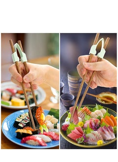 KASTWAVE Cooking Chopsticks, Wooden Noodles Kitchen Chopsticks for Hot Pot, Frying, Cooking, Noodle, Extra Long Traditional Chinese Wooden Chopsticks Brown  - Image 2