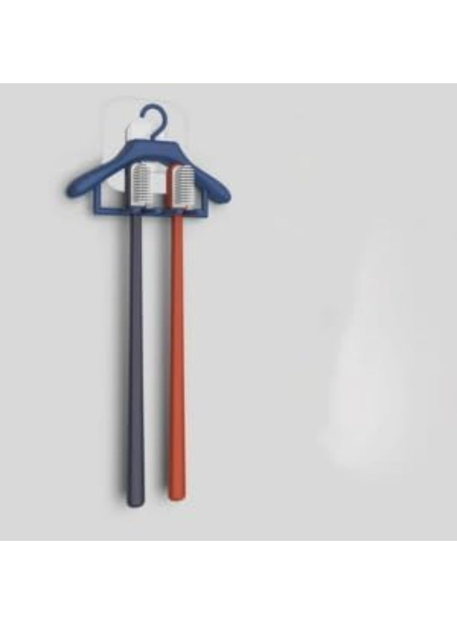 Hook-shaped toothbrush holder with double-sided adhesive for hanging,Size: 7.5 * 11 cm - Image 4