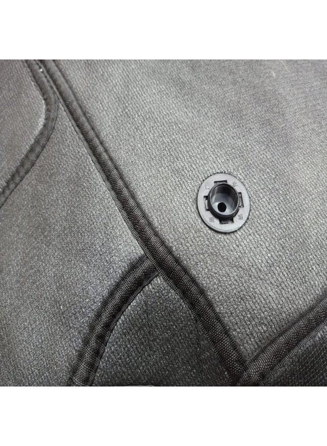 حصيرة أرضية 9D مزدوجة الطبقة للسيارة – حماية ضد المية والأتربة – متينة وسهلة التنظيف – مناسبة لأودي A4 (B9) موديلات 2016–2021 - Image 5