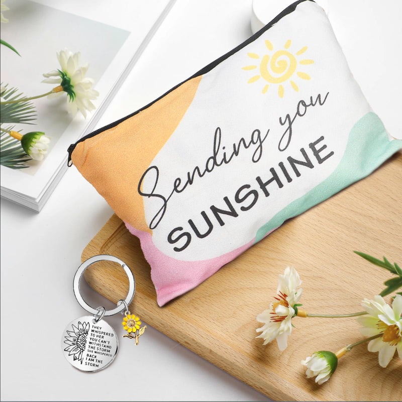 Frerdui Birthday Gifts for Women, Get Well Soon Gifts Sending Sunshine Sunflower Gift Baskets, Self Care Gifts for Women Her Best Friends Bestie Sister Mom Female, Inspirational Gifts for Women Mother Day - Image 4