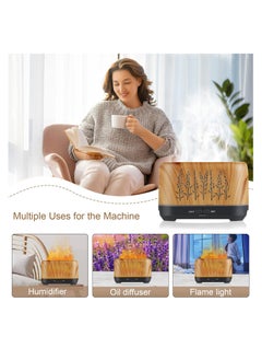 KASTWAVE جهاز توزيع الزيوت الأساسية، موزع بدون ماء، جهاز بخار الزيوت الأساسية، موزع زيت بالموجات فوق الصوتية سعة 240 مل، 3 أوضاع بخار 4 مؤقتات تصل إلى 12 ساعة من العطر المستمر، موزعات إيقاف التشغيل التلقائي، للمنزل والسيارات والمكاتب  - Image 4
