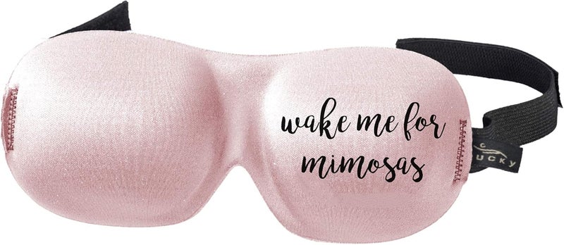 Bucky Ultralight Comfortable Contoured Travel and Sleep Eye Mask, Mimosas, One Size