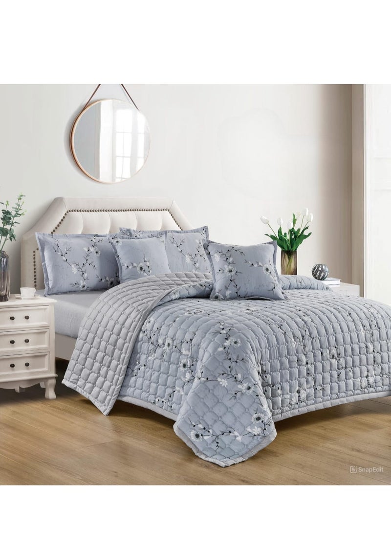 MARC Floral compressed double quilt set, 6 pieces, size 230 * 250 cm