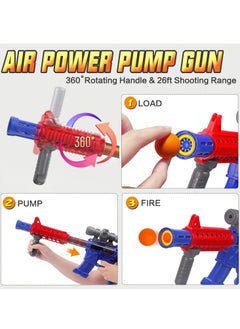 ESSEN Shooting Games Toys for Age 5 6 7 8 9 10+ Year Old Boys Girls, Kids Toys Outdoor Sports Game with 2 Popper Air Toy Guns, Moving Shooting Target, 24 Foam Balls, Gifts for Boys Girls  - Image 2