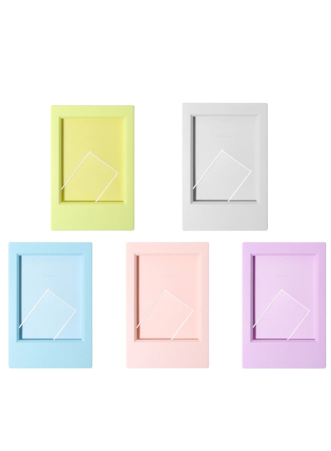 Suitable For Mini3 Inch Classic Vertical Photo Frame Creative Seven Color Set Color Photo Rack Photo Frame Table - Image 1