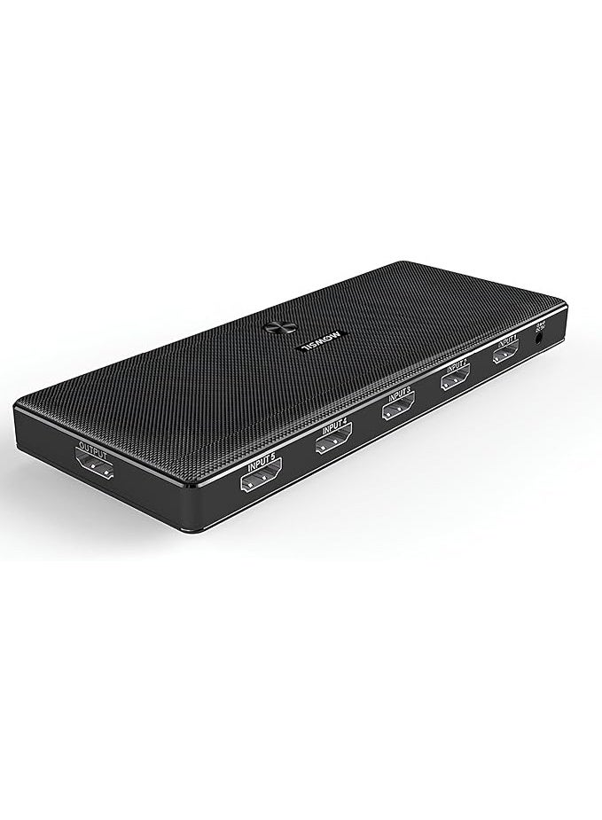 MOWSIL مفتاح HDMI من موسيل 5 في 1 إخراج، 4K@60Hz - Image 1