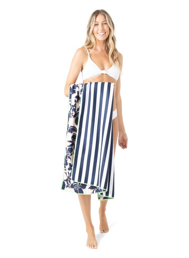 Roxy Cabana Beach Towel - Soft & Absorbent, Quick-Dry, Oversized 60" x 30" Pool & Bath Towel for Beach, Pool, and Travel, Mood Indigo, OS - Image 5