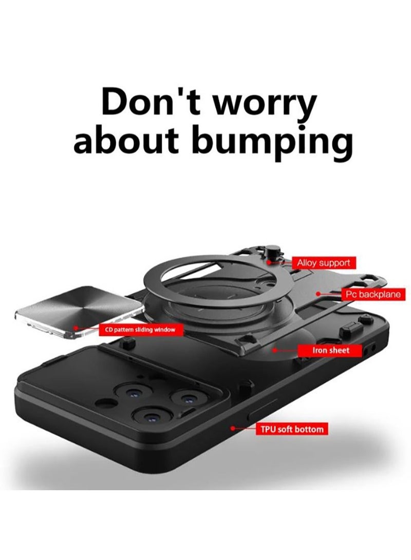 فيسوس iPhone 15 plus case ， 360 درجة الدوران حامل اللاسلكي المغناطيسي ， iPhone 15 بالإضافة - Image 2