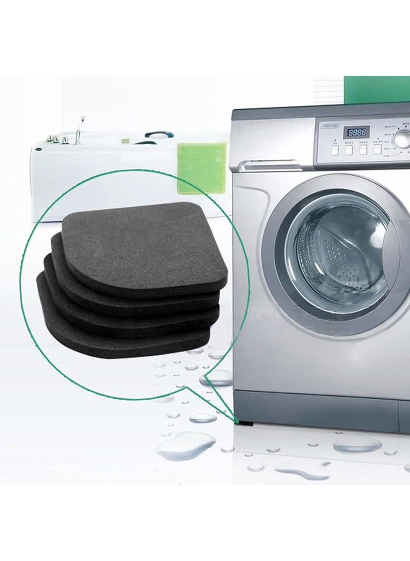 SHIDHMI SHIDHMI Antivibration Pads Non Slip Matting Washing Machine Shock Absorbers Universal Rubber Silent Feet Pads for Washing Machine Dryer Treadmill Refrigerator Appliance Table Chair Pack of 4  - Image 2