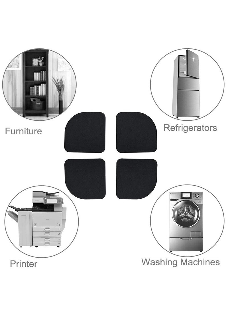 SHIDHMI SHIDHMI Antivibration Pads Non Slip Matting Washing Machine Shock Absorbers Universal Rubber Silent Feet Pads for Washing Machine Dryer Treadmill Refrigerator Appliance Table Chair Pack of 4  - Image 5