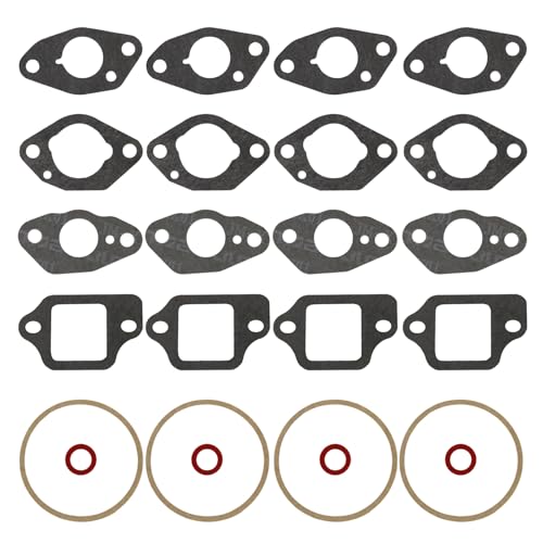 TNJPSEK 4 Sets GCV160 Carburetor Float Bowl Gasket Kit 16010883015 Lawn Mower Carburetor Gaskets for GCV160 GCV190 G150400 GC135190 HRX217 HRR216 Tillers Water Pumps Generators - Image 1