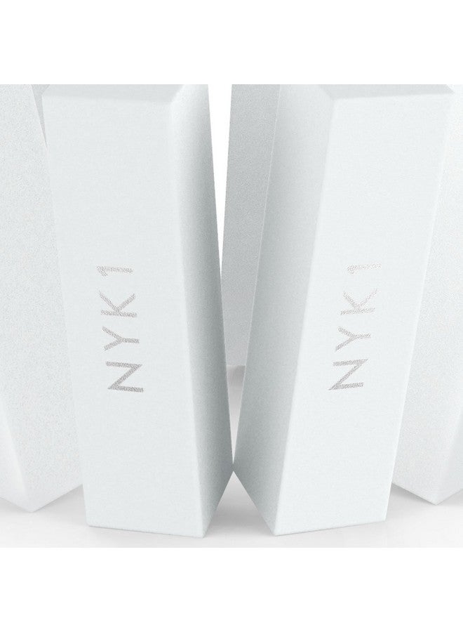 NYK1 White Nail Buffer Sanding Block - (Pack of 10) NYK1 Professional Salon Quality Grit Nail Buffer File for Sanding, Filing Natural, Shellac or Acrylic Gel Nails - Image 4