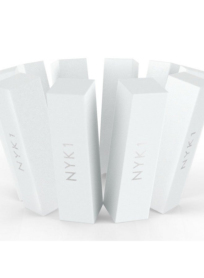 NYK1 White Nail Buffer Sanding Block - (Pack of 10) NYK1 Professional Salon Quality Grit Nail Buffer File for Sanding, Filing Natural, Shellac or Acrylic Gel Nails - Image 5