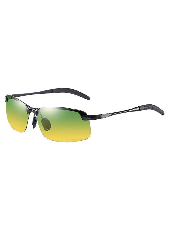 Baixiaoshe Driving Sungl, Uv Protection, Sun Shade, Fishing Sungl, Black Frame With Colored Lenses - Free Ice Sleeves Included