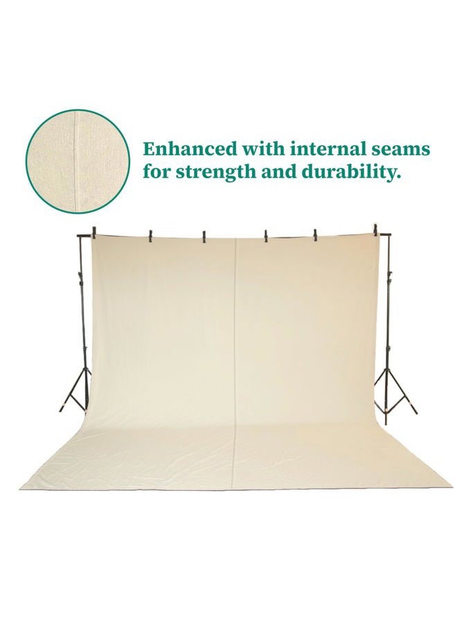 ZUPERIA Canvas Drop Cloth for Painting (Size 6 x 9 Feet - Pack of 4) - Pure Cotton Painters Drop Cloth for Painting, Furniture & Floor Protection - All Purpose Thick Canvas tarp with Double Stitched Edges. - Image 3