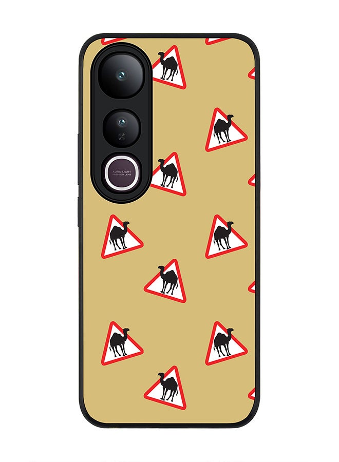 Stylizedd For vivo V50 Lite Case,Slim fit Camera Protection, Shockproof Thin Phone cover  - Camel Signs