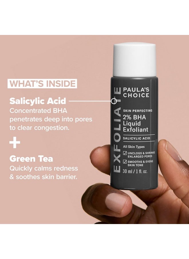 PAULA'S CHOICE - Skin Perfecting 2% Bha Liquid Salicylic Acid Exfoliant, Gentle Facial Exfoliator For Blackheads, Large Pores, Wrinkles & Fine Lines, Travel Size, 1 Fluid Ounce - Image 1