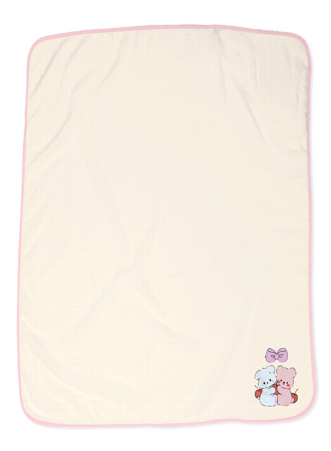 Adhigams Soft 100% Cotton Double Layered Hooded Wrapper Cum Blanket for Newborn Baby to 3 Years, 75×75 cm, Bus Print Sky Blue (Lightweight & Breathable) - Image 3