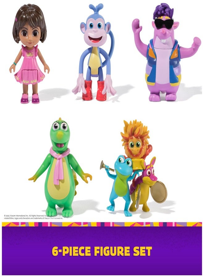 Dora, Fantastic Friends Gift Pack with Dora, Boots, Tico, Isa, and The Fiesta Trio, Toy Figures, Kids Toys for Girls & Boys Ages 3 and Up - Image 3