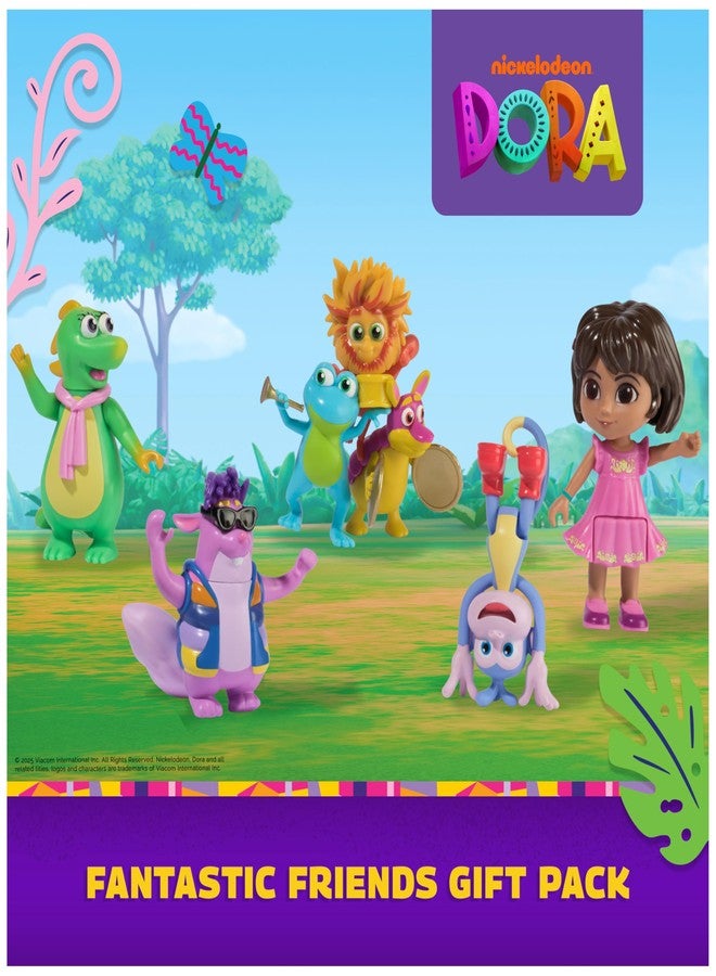 Dora, Fantastic Friends Gift Pack with Dora, Boots, Tico, Isa, and The Fiesta Trio, Toy Figures, Kids Toys for Girls & Boys Ages 3 and Up - Image 2