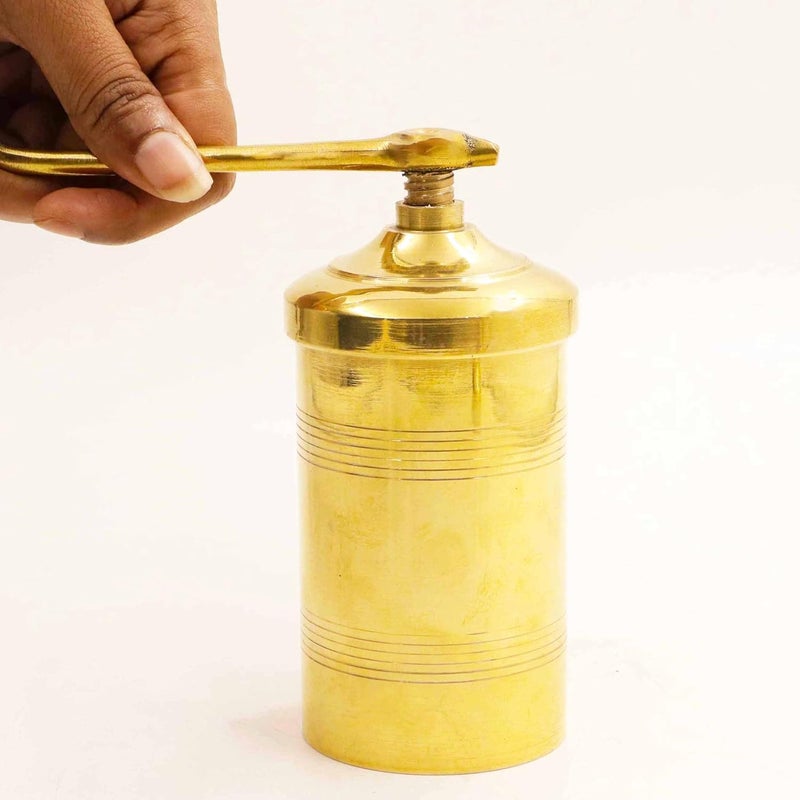 Putrika Brass Sevanazhi Chakli Press Sancha Murukku Gathiya janthikuluIdiyappam Maker Machine with 4 Different JalisNet Weight 400gm Brass Murukku Kozhai - Image 3