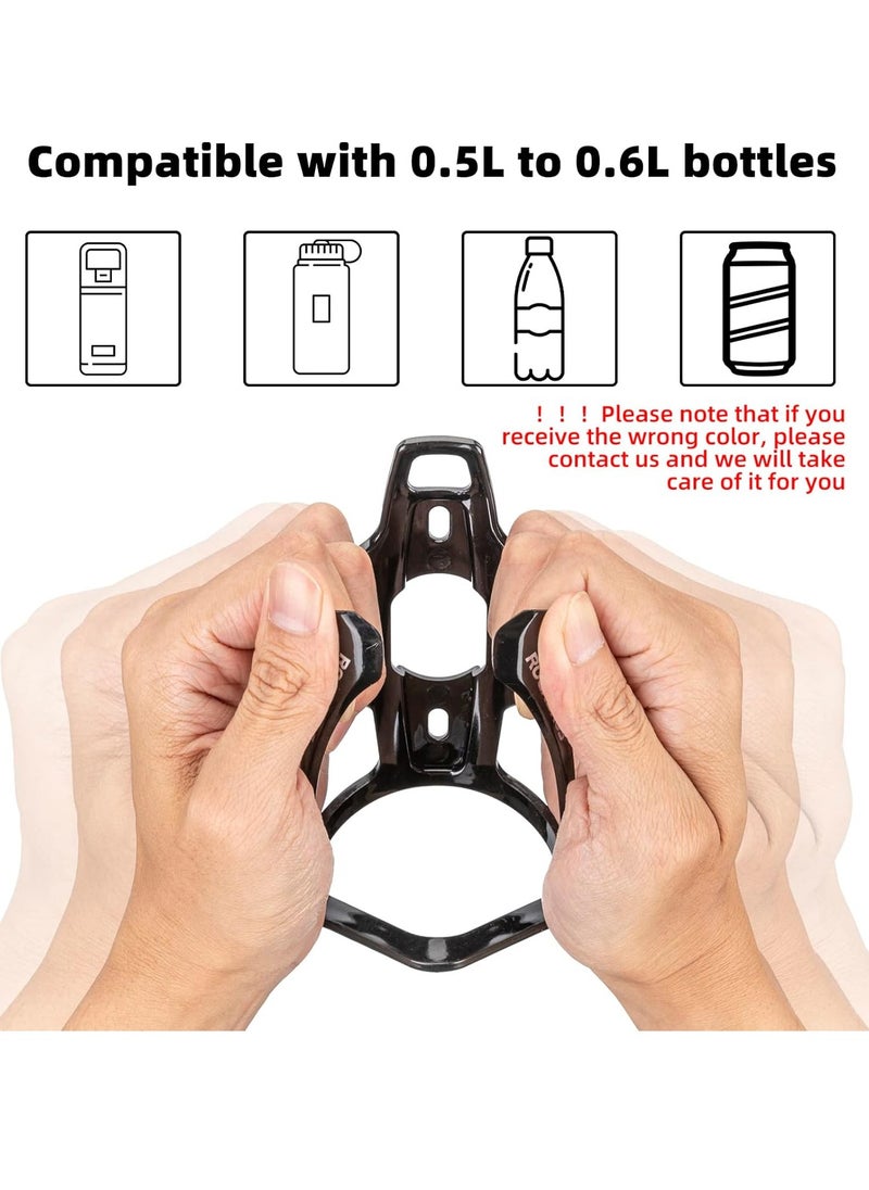 Generic - Bike Water Bottle Holders with Bells Ultra-Light Durable Bicycle Bottle Cages with Screws Tool, Universal Bike Cup Holder Rack for Road MTB Bikes - Image 1