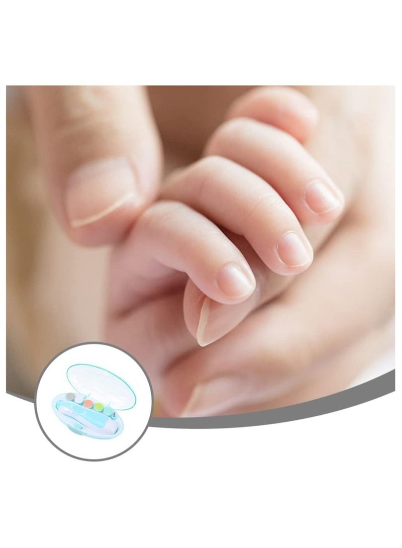 Baby Nail Trimmer Electric Baby Nail File 6 in 1 Baby Nail File Clipper with Led Light and Grinding Heads for New Born Infant Toddlers Adults - Image 5