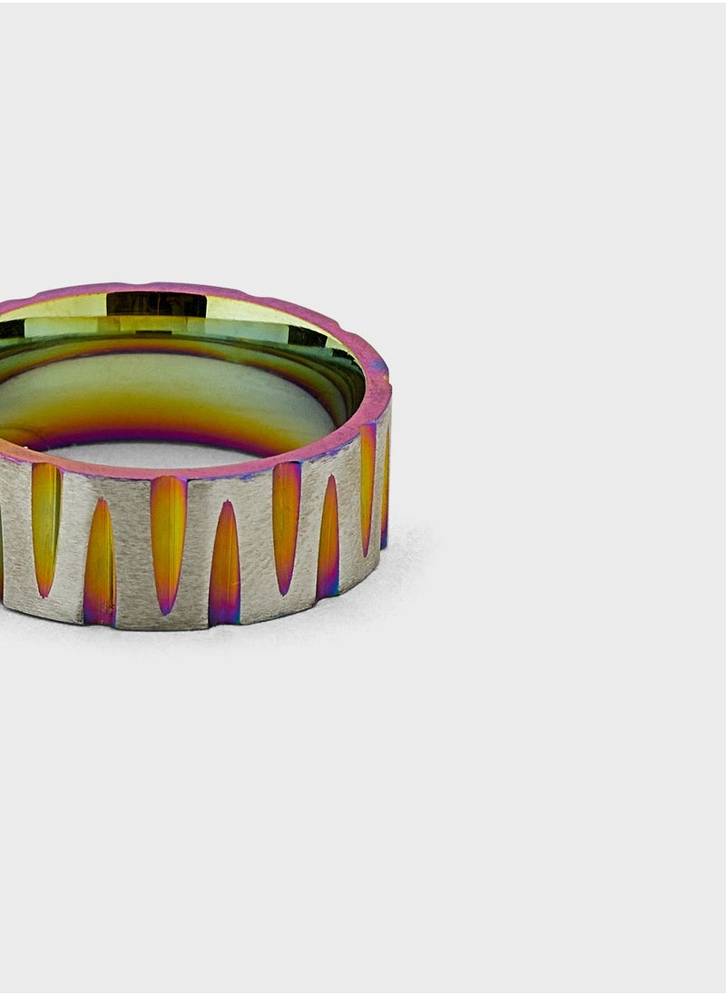 Seventy Five - Embossed Hologram Ring - Image 1