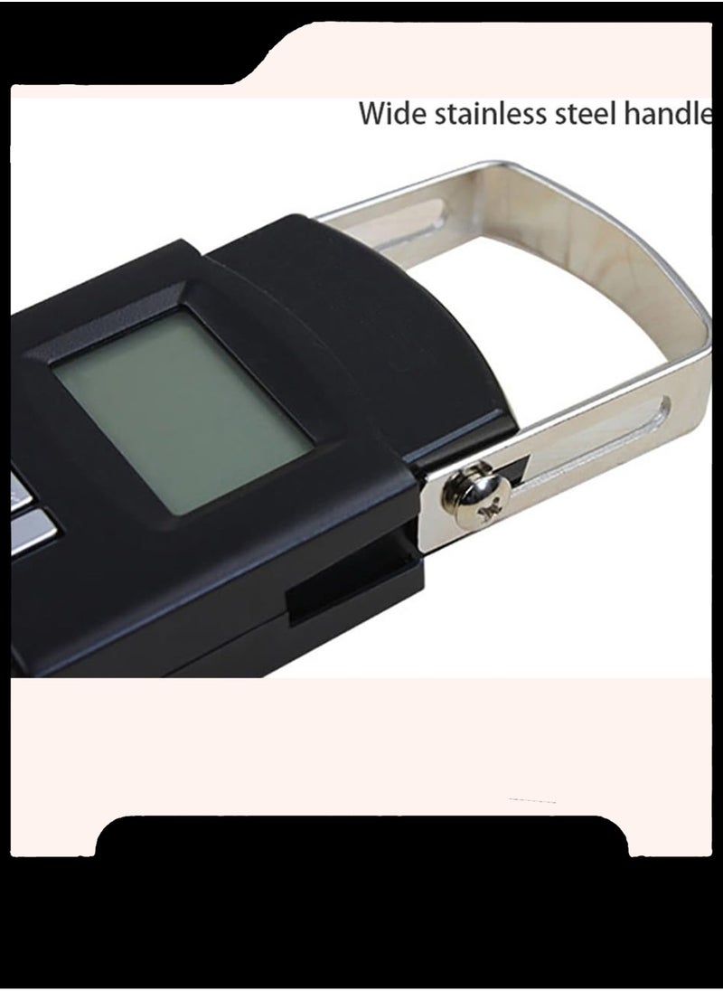 Generic - Portable Digital 50 Kg Weighing Hanging Scale with Big Hook (Black) 50 kg - Image 1