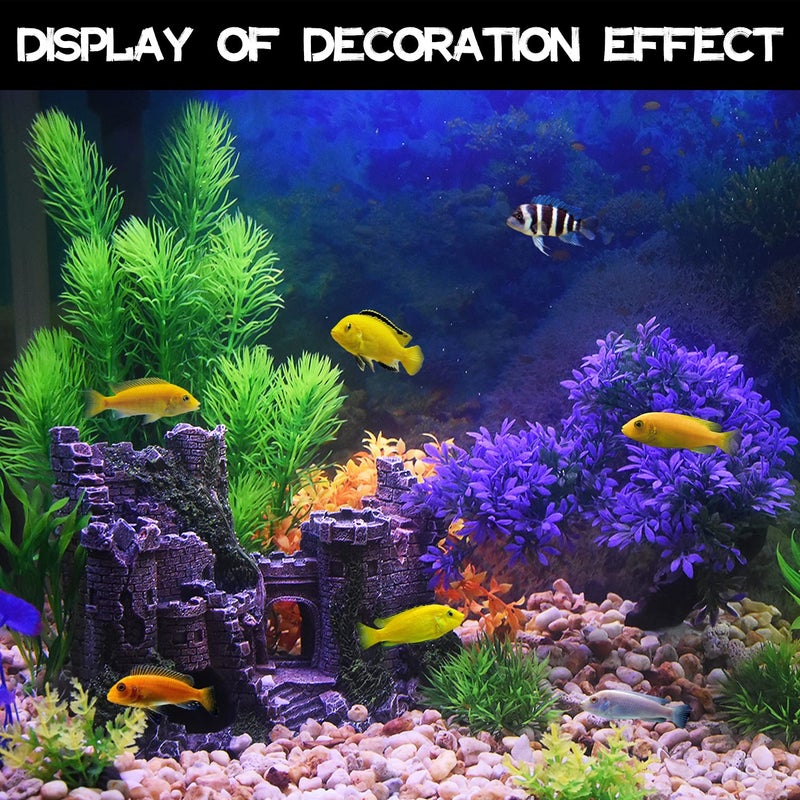 PTFJZ Fish Tank Decorations Betta Fish Accessories Disney Aquarium Decorations Clownfish House for Sleep Rest Hide and Play Scuba Helmet Wreckage Aquarium DÃ©cor Backgrounds - Image 5