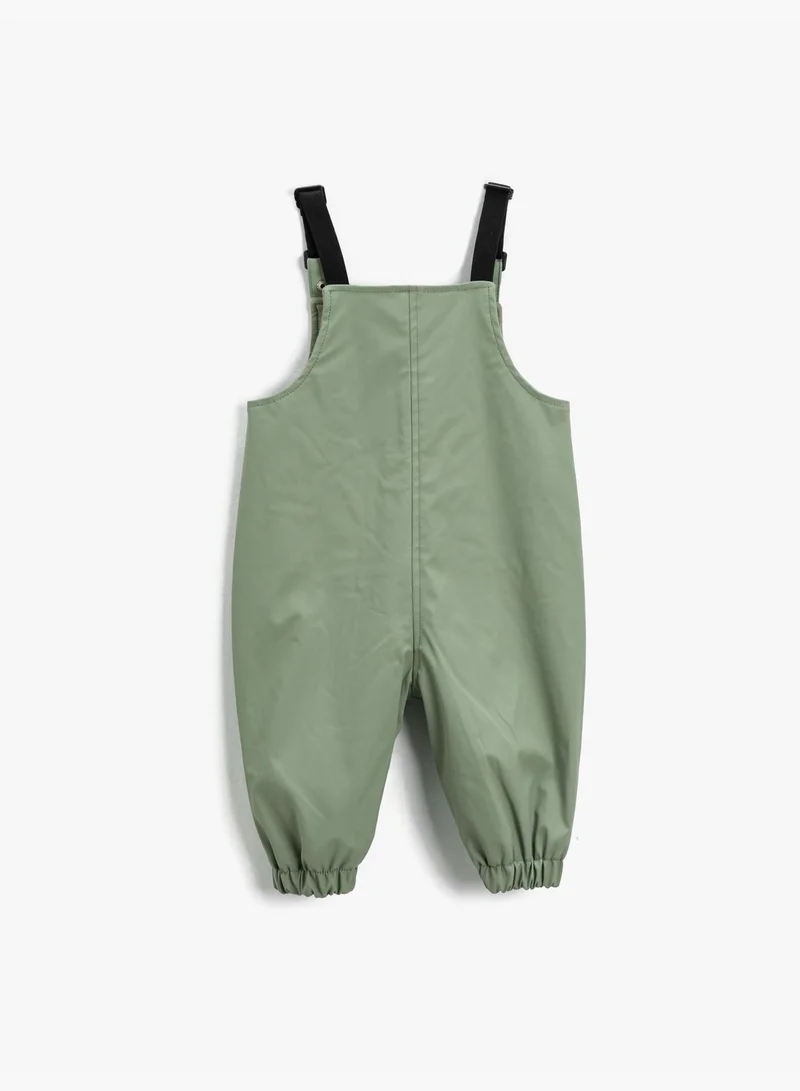 كوتون Skiing Bib Rubberized Strappy