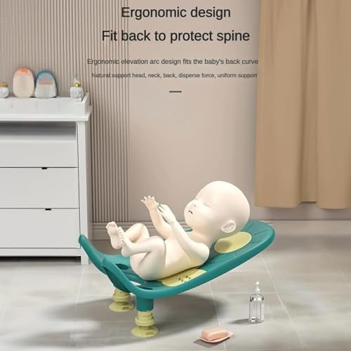 StarAndDaisy Baby Bath Seat for Newborn to 0-18 Months, Non-Slip, Adjustable, Portable, Comfortable, Hygienic Baby Bather - (White) - Image 2