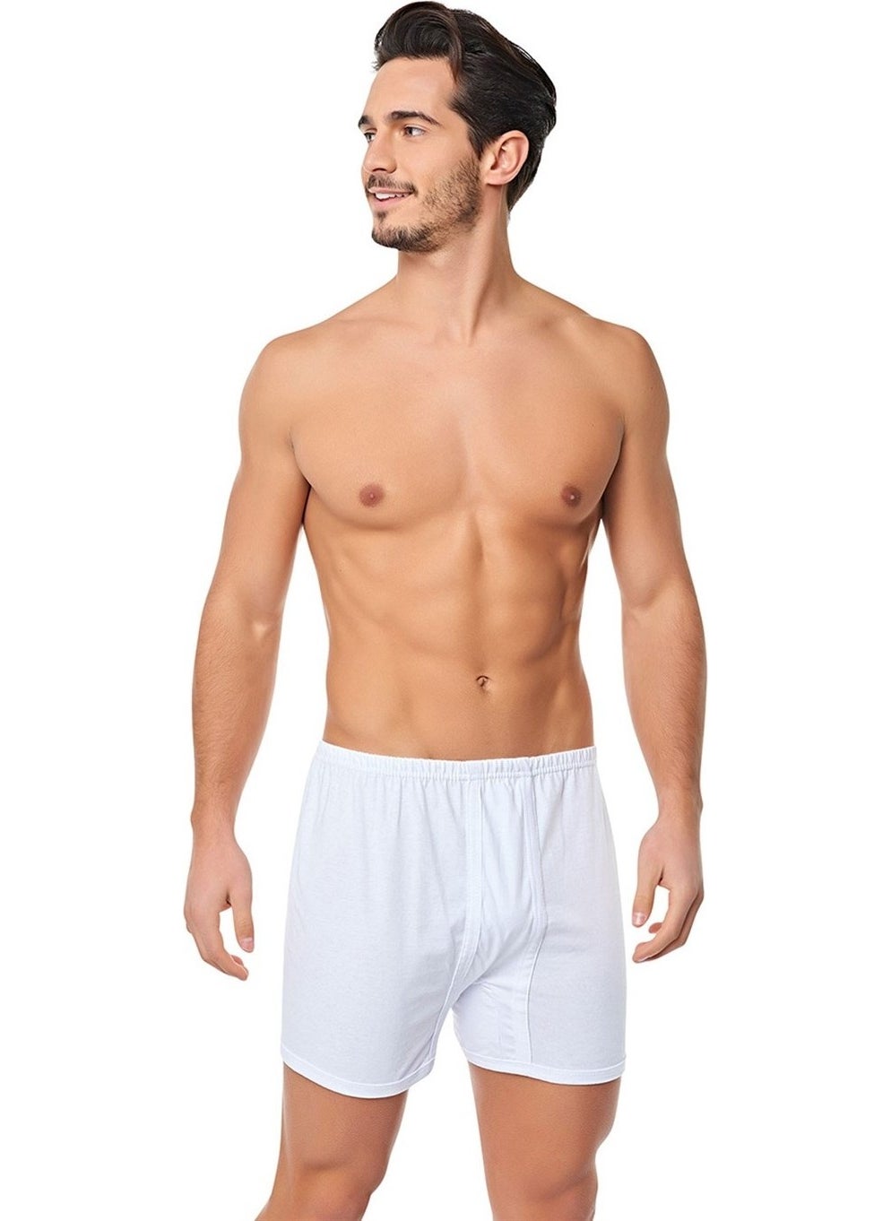 Arma Yıldız Arma Star Men's White Argentine Boxer Shorts 6-Pack 