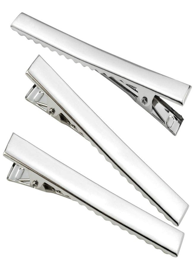 Bantoye 60 Pcs Alligator Curl Clips, Bantoye 2.56 Inch Flat Single Prong Clips Hair Accessories for Hair Styling, Coloring, Silver - Image 4