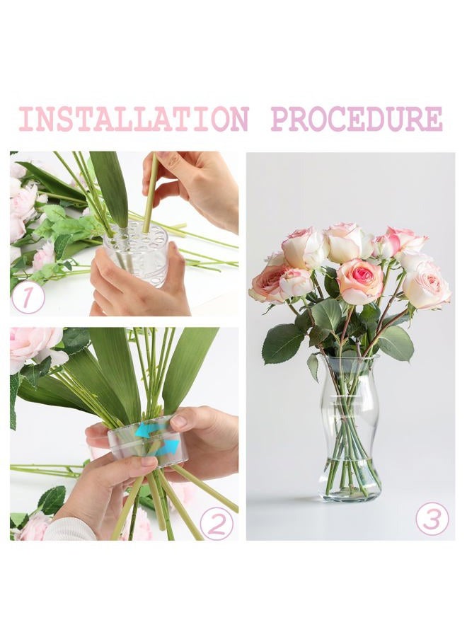 KIIDAS Spiral Ikebana Stem Holder, Spiral Stem Holder for Flowers, 4 Pieces DIY Wedding Bouquet Kit Spiral Ikebana Stem Holder for Flowers,Bouquet Twister Ikebana Tools Flower Bouquet Supplies - Image 2