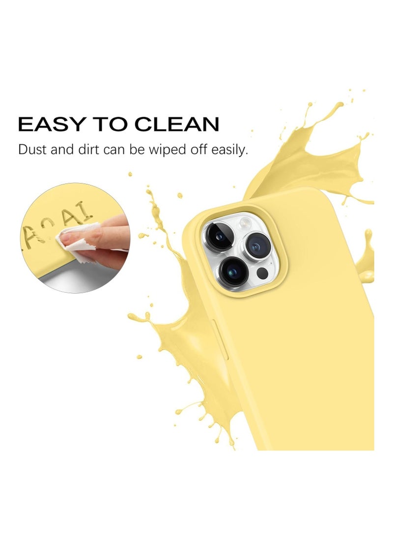 Raxoom Silicone Protective Case Compatible with iPhone 14 Pro Max Soft Liquid Gel Rubber Cover Shockproof Bumper Anti-Scratch Anti-Fingerprint Anti-Drop Slim Cover for iPhone (for iPhone 14 Pro Max) - Image 4