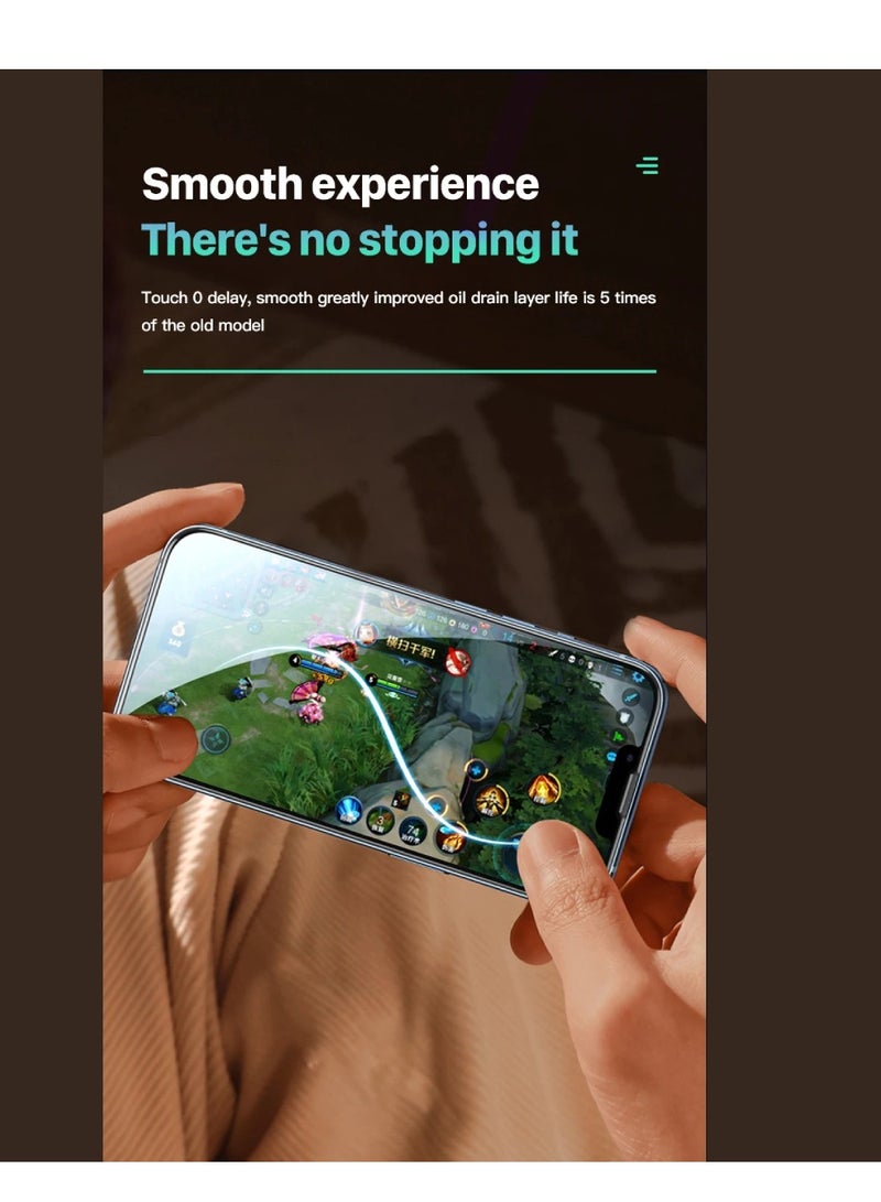 DUSALA 3 Pack Full Coverage iPhone 15 Plus Magsafe Case With Camera Lens For iPhone 15 Plus Screen Protector 6.7 Inch Easy Installation Kit Auto Alignment 9H Hard 99.99% HD Clear Bubble Free - Image 5