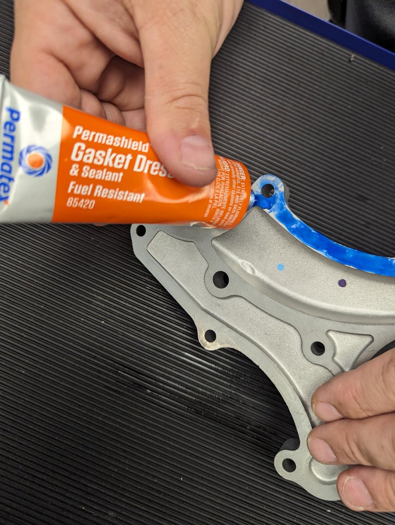 Permatex 85420 Permashield Fuel Resistant Gasket Dressing & Sealant, 2 oz Tube, Orange - Image 3