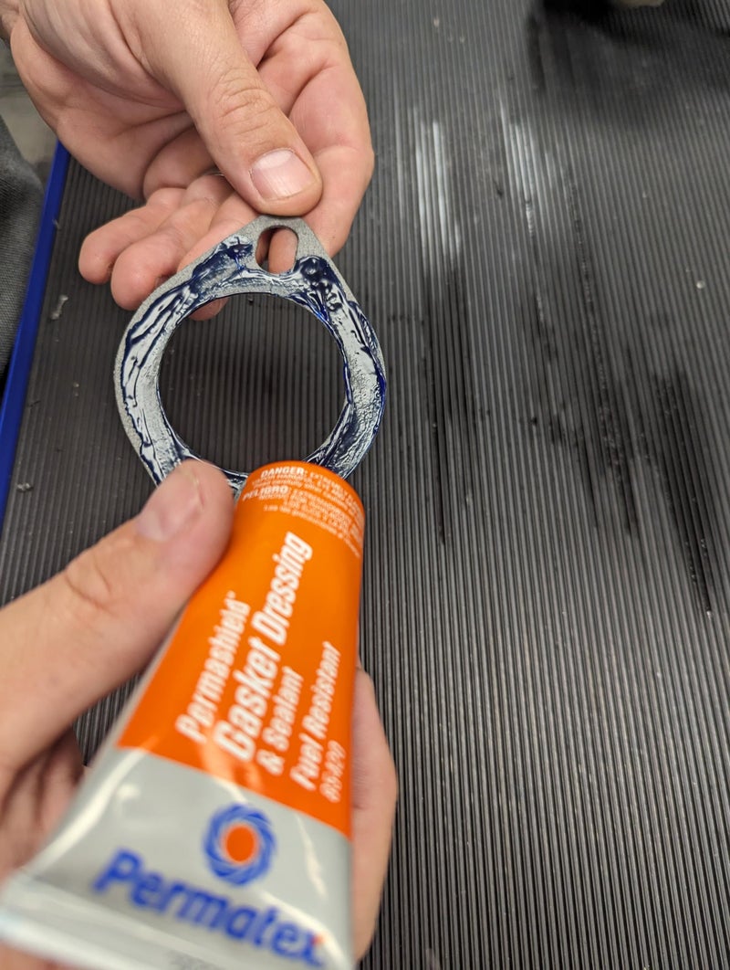 Permatex 85420 Permashield Fuel Resistant Gasket Dressing & Sealant, 2 oz Tube, Orange - Image 2