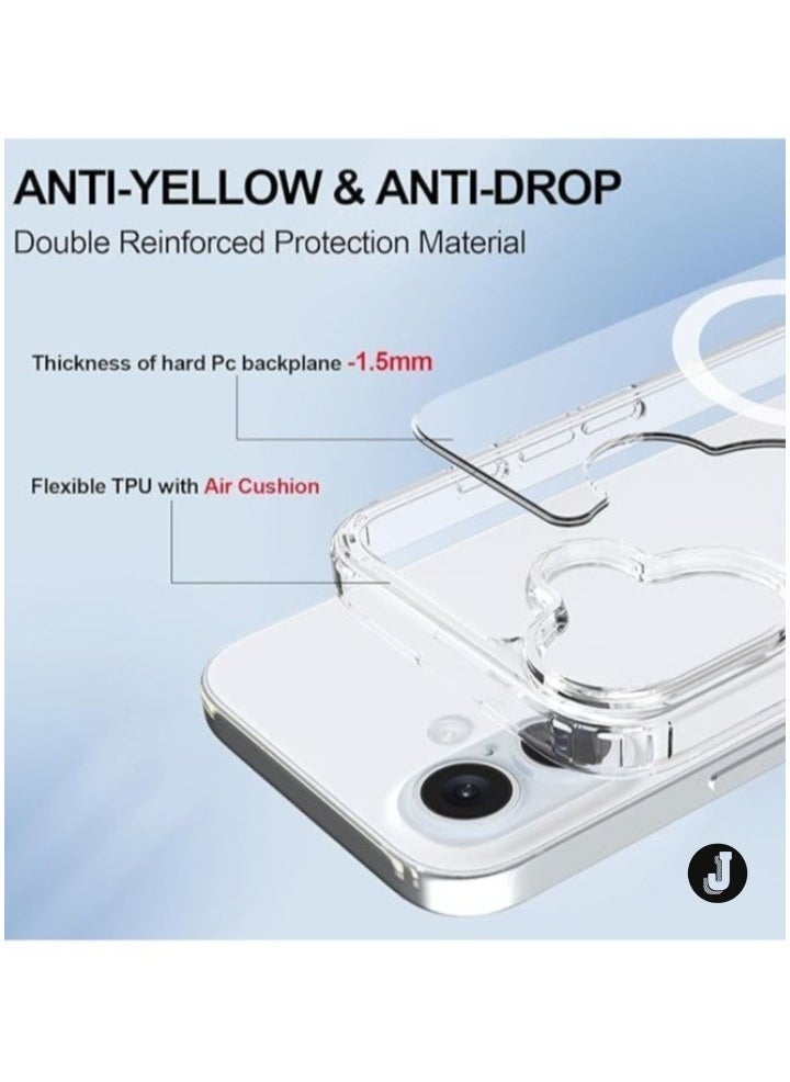 JAJEEK "New iPhone 16 Plus Magnetic Case – Durable Clear Back with Scratch Resistance by AHN" - Image 3