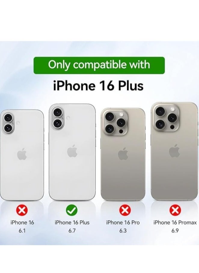 JAJEEK "New iPhone 16 Plus Magnetic Case – Durable Clear Back with Scratch Resistance by AHN" - Image 2