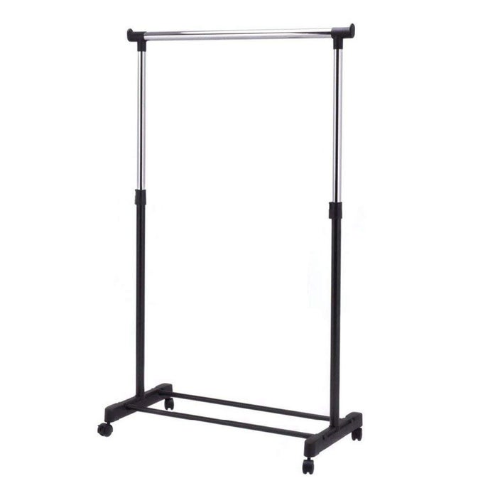 STAINLESS STEEL PORTABLE FLOOR CLOTHES DRYING RACK DRYER HANGER NAPPIES UNDERGARMENTS TOWELS RACK SINGLE TOWEL RACK