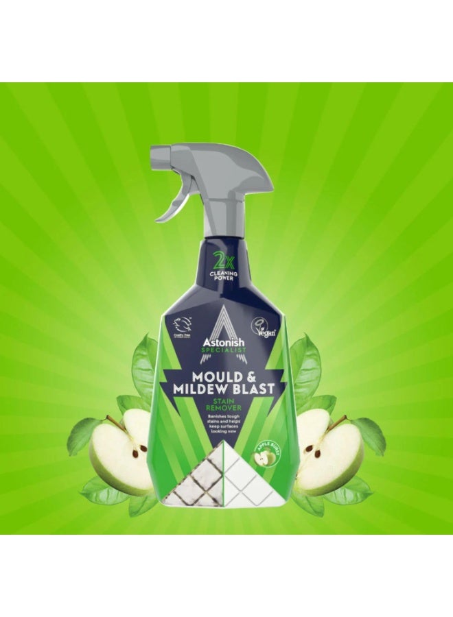 Astonish Premium Mold & Mildew Stain Blaster Spray 750ml | Powerful Bathroom Cleaner | Removes Black Mold, Mildew & Fungus Stains | No Scrub Formula | Multi Surface Cleaning - Image 3
