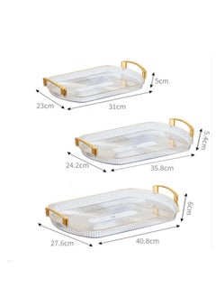 OASIS-TH Serving Tray Set of 3pcs Prosper Serving Tray  - Image 3