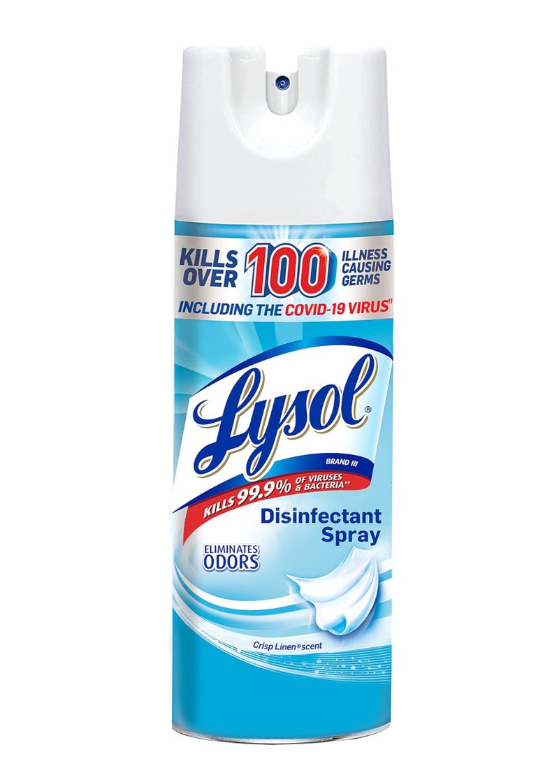 Lysol Disinfectant Spray, Sanitizing and Antibacterial Spray, For Disinfecting and Deodorizing, Crisp Linen, 12.5 Fl. Oz - pzsku/Z11D69626546A6F955BA6Z/45/_/1740316428/8b3fe55b-e268-4ea5-97aa-0bad265f5be9